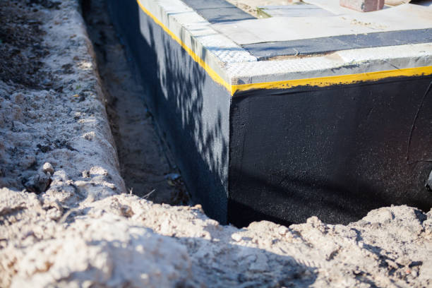 Crawl space vapor barrier installation in New Lisbon, IN